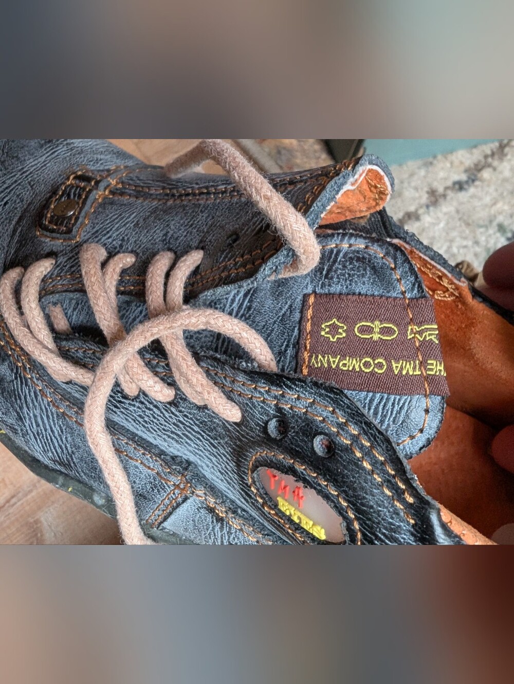 TMA Eyes Side Lace Leather Shoes - Picture 6 of 14